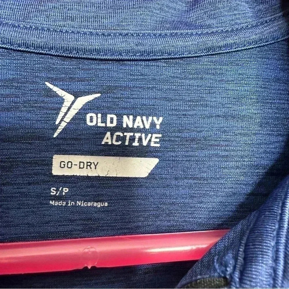 Old  Navy Active Quarter Zip Shirt Blue Size Small - Picture 7 of 16